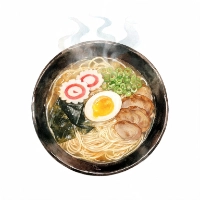 Bol de ramen japonais servi au restaurant YUZU à Bénodet